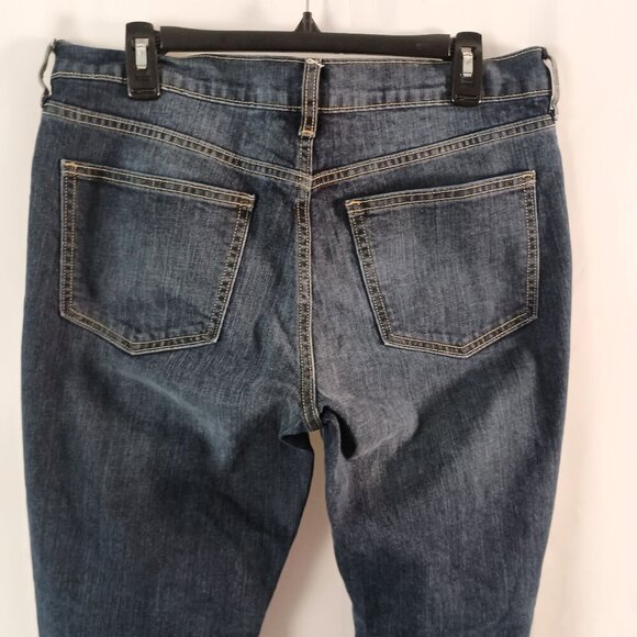 Old Navy The Flirt Mid Rise Straight Leg Jeans Women’s Size 12 Blue Denim - Picture 3 of 6